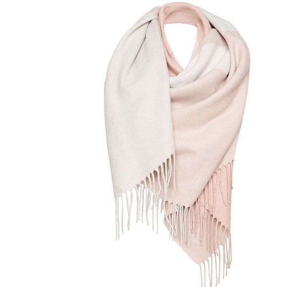 Soia & Kyo Woven Pink Scarf Scarfigan with Fringe - Picture 7 of 8